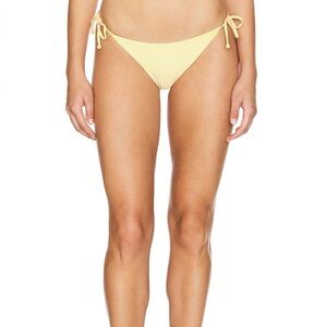 Onia Kate Bikini Bottoms Yellow and White Size Small
